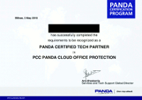 Certificazione Tecnica Panda Business Partner
